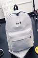 Grey Canvas  Backpack Bag