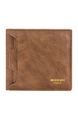 Light Brown Leatherette Credit Card Photo Holder Bifold Men Wallet