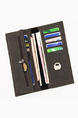 Coffee Leatherette Credit Card Photo Holder Organizer Bifold Men Wallet