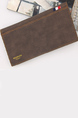 Dark Coffee Leatherette Credit Card Photo Holder Organizer Bifold Men Wallet