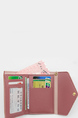 Pink Leatherette Credit Card Photo Holder Organizer Envelope Wallet