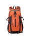 Orange Nylon Outdoor Backpack Men Bag