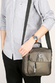 Blue Nylon Shoulder Hand Men Bag