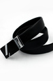 Black Golf Leather Men Belt