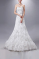 White Sweetheart A-Line Beading Embroidery Appliques Dress for Wedding