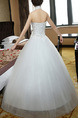 White Halter Princess Sweetheart Crystal Dress for Wedding On Sale