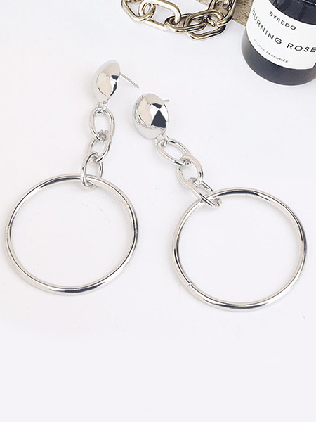 Silver Plated Dangle  Earring