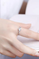 925 Silver  Rhinestone Ring