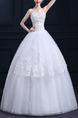 White Sweetheart Ballgown Embroidery Beading Plus Size Dress for Wedding