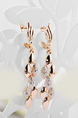 Alloy Gold Plated Crystal Earring