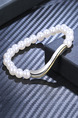 Alloy  Pearl Bracelet