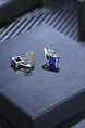 Alloy Stud Crystal Earring