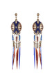 Alloy and Feather Dangle  Earring