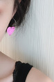 Alloy Hoop Heart Shaped  Earring