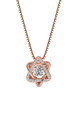 Alloy Star Pendant Necklace Rhinestone Necklace