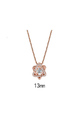 Alloy Star Pendant Necklace Rhinestone Necklace