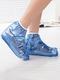 Blue PVC Waterproof Boy Shoes for Rain 