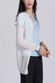 White Button Down Long Sleeve Top for Casual Office Party