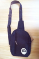 Black Canvas Outdoor Travel Shoulder Crossbody Bag