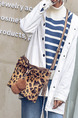 Leopard Cotton Drawstring Shoulder Crossbody Bag