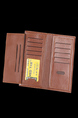 Black Leatherette Credit Card Photo Holder Bifold Men Wallet