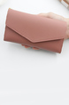 Pink Leatherette Credit Card Photo Holder Organizer Envelope Wallet