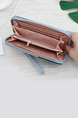 Pink Colorful Leatherette Credit Card Photo Holder Organizer Clutch Wallet