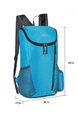 Navy Blue Nylon Outdoor Backpack Bag