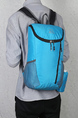 Navy Blue Nylon Outdoor Backpack Bag