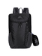 Black Nylon Outdoor Backpack Bag
