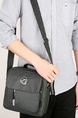 Black Nylon Shoulder Hand Men Bag