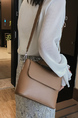 Brown Leatherette Hand Satchel Shoulder Bag