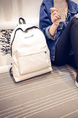 White Nylon Backpack Bag