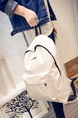 White Nylon Backpack Bag