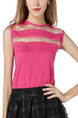 Pink Cute Blouse Plus Size Top for Casual Party