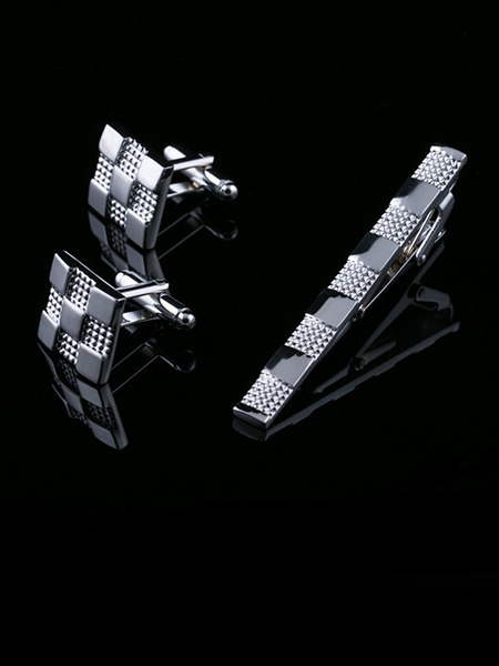 Alloy Bullet Back  Cufflink and Tie Clip