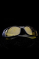 Yellow Solid Color Metal Sport Men Sunglasses