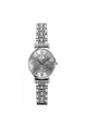 Silver Silver Plated Band Quartz Watch