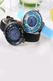 Blue Plastic Band Quartz Watch