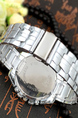 Silver Stainless Steel Band Quartz Men Watch
