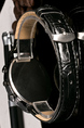 Black Leather Band Quartz Men Watch