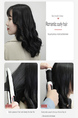 Hair Straightener 2in1 Dual-Purpose Roll Straight Dual Use Band White Hair Curler Hair Clip