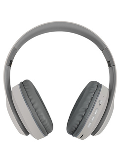Wireless Bluetooth Headset Large Telescopic Earmuffs Cross-Border Metal Matt With Three buttons function