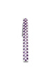 Alloy Grid Silver and Purple Plated  Tie Clip