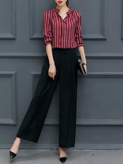 semi formal pants and blouse for plus size