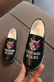 Black Leather Comfort Girl Shoes for Casual Party