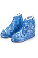 Blue PVC Waterproof Boy Shoes for Rain