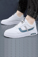 White Leather Round Toe Platform Rubber Casual Shoes