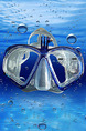 Blue Goggles for Snorkeling