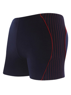 Blue and Red Linking Trunks Nylon Swim Shorts Swimwear